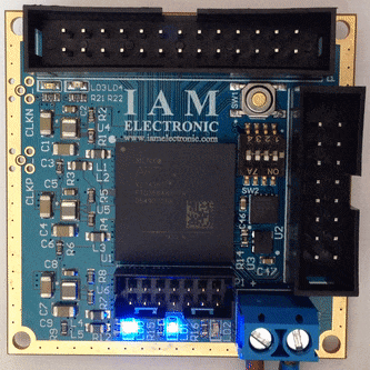 TINY ARTTX-7 FPGA MODULE, BLINKING LEDS