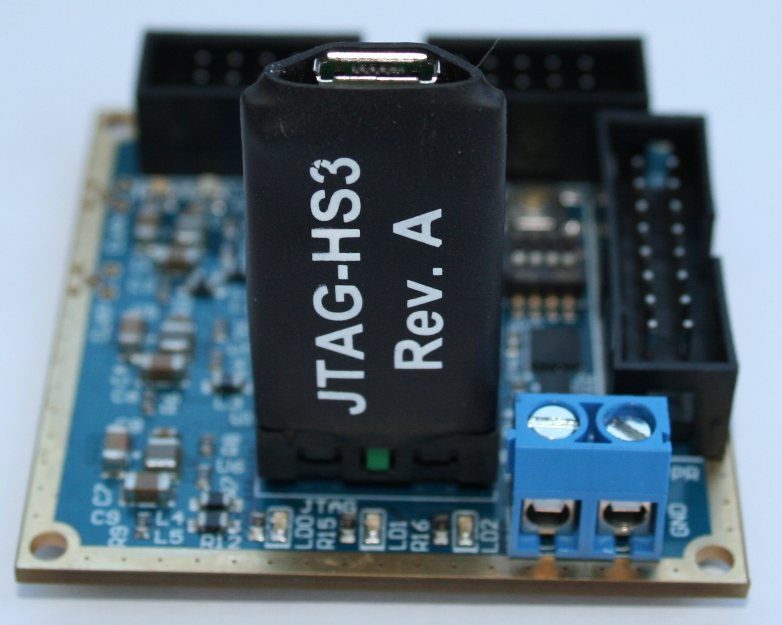 Tiny FPGA module, resistor jumpers, bottom layer