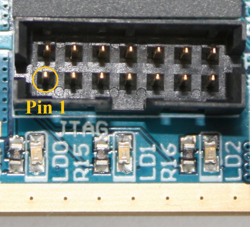 Tiny FPGA module, JTAG header