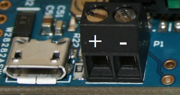 Spartan-7 FPGA module, power input, screw terminal
